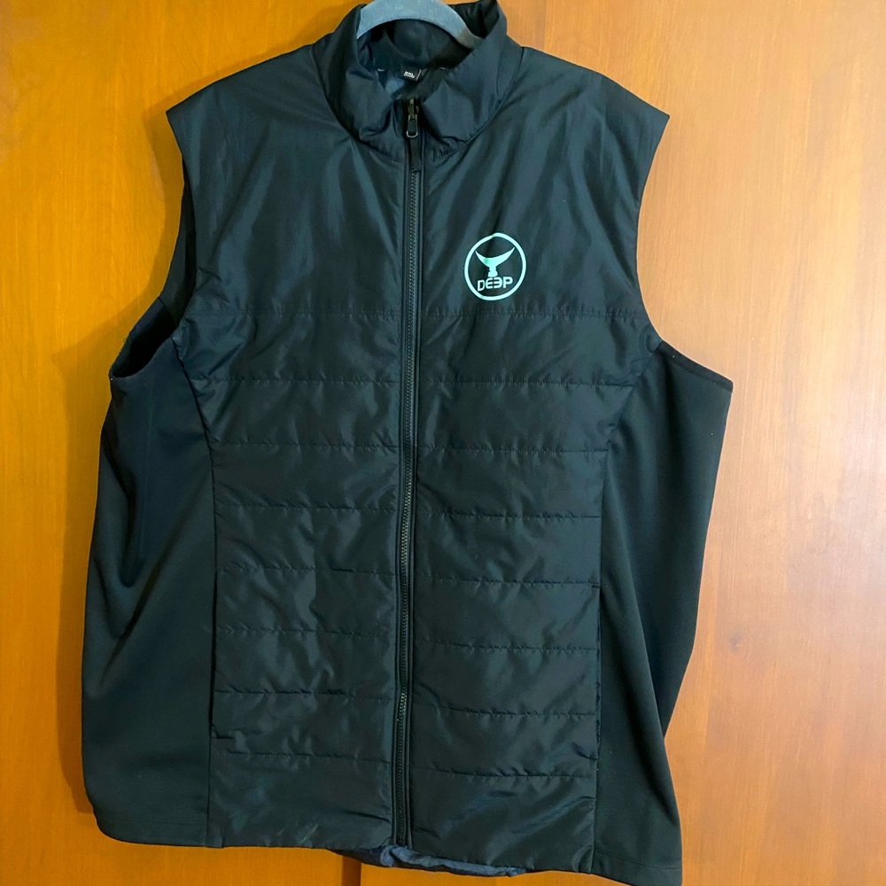 Mens Deep Black vest